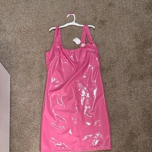 AKIRA Shiny Hot Pink Vinyl Slip